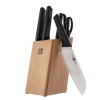 Набор ножей с подставкой HuoHou 6-Piece Kitchen Youth Knife Set Lite